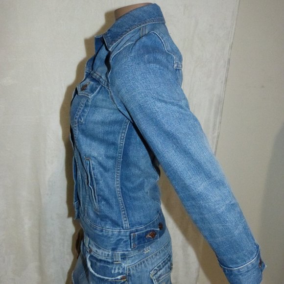 Madewell Blue Jean Denim Jacket XS EUC - Picture 5 of 6